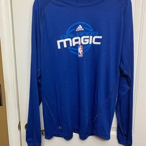 Orlando Magic Adidas Long Sleeve Shirt Sz Large